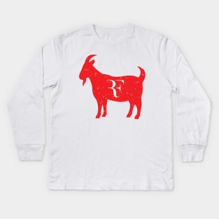 Goat RF vintage Kids Long Sleeve T-Shirt